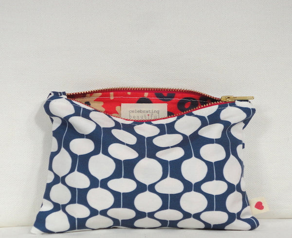 Blue Bubbly Essentials Bag