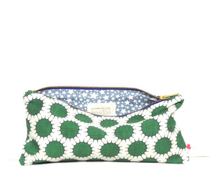Green Spike Supply & Pencil Case