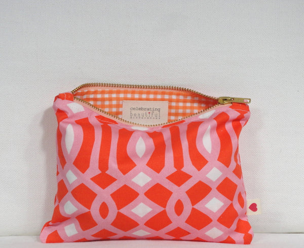 Orange Sherbi Essentials Bag